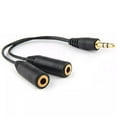 thumbnail image 1 of 3.5mm stereo Male Plug to dual 3.5mm stereo Female Jack socket Splitter Cable, 1 of 3