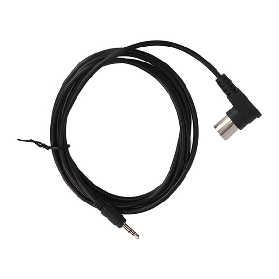 3.5mm to DIN 8PIN Professional Audio Adapter Cable, 90 Degree Elbow for Musical Instrument and Computer Audio Output, 5.9ft / 1.8m