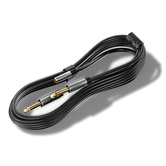 3.5mm to Dual 6.5mm Cable Adapter Male Mono 6.5 Jack to Stereo 3.5 Audio Cord for Mixer Amplifier DVD 6.35mm Adapter B