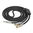 thumbnail image 1 of 3.5mm to Male Cable,Gold Plate Male to Male Stereo Aux Cord Y Splitter Adapter for Tablets Speakers Smartphones HDTV, 1 of 13