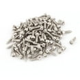 thumbnail image 1 of 3.5mm x 12mm Threaded Hex Hexagon Head Self Tapping Screws Silver Tone 100 Pcs, 1 of 1
