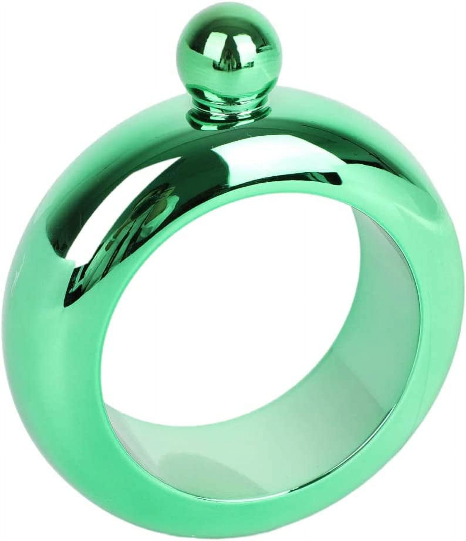 3.5oz Flask Hip Bracelet Bangle Alcohol Whisky Liquor Jewelry Stainless Steel Creative Gift Set