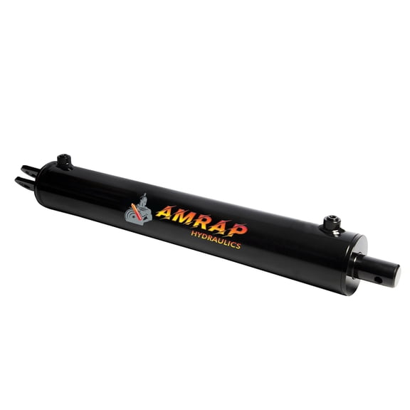 3.5x28 Hydraulic Cylinder - 3.5 Bore 28 Stroke Double Acting Welded Cross Tube Hydraulic Cylinder 3500 PSI