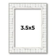 thumbnail image 1 of 3.5x5 Frame White Real Wood Picture Frame Width 0.75 inches | Interior Frame Depth 0.5 inches |, 1 of 8