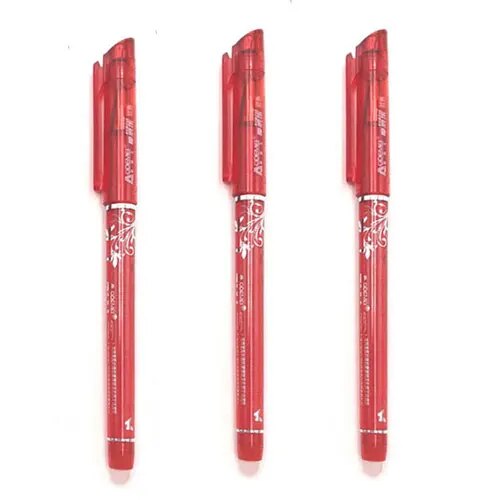 3/6/12pcs/Set Erasable Pen Washable Handle Blue/Black/Red 0.5mm Pens