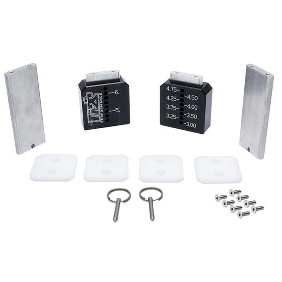 3-6.25 in. Tall Setup Blocks, Black