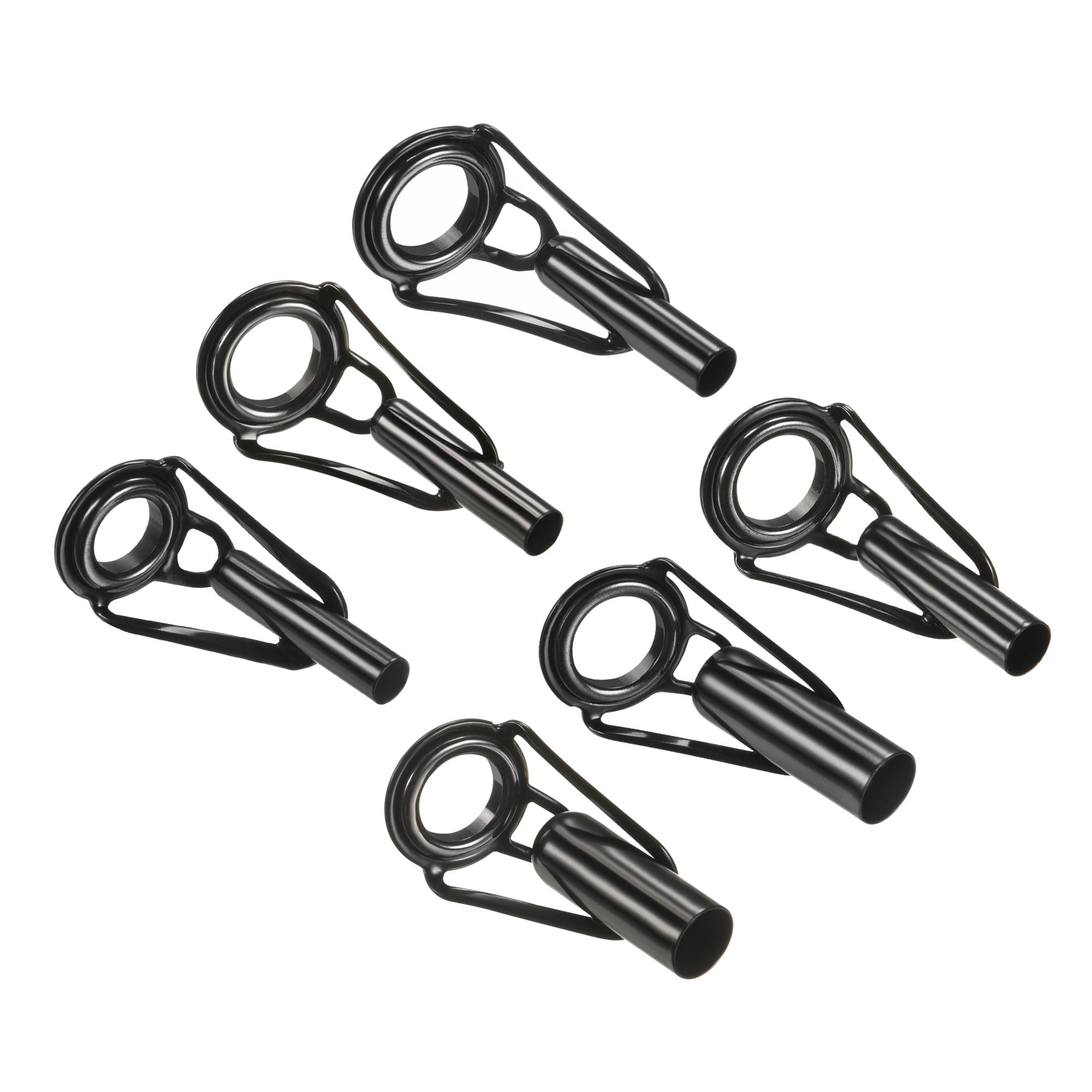 Rod Solid Tips 3-6.5mm Tube Dia Stainless Steel Fishing Rod Tips Black Ring, 30 Pack ...
