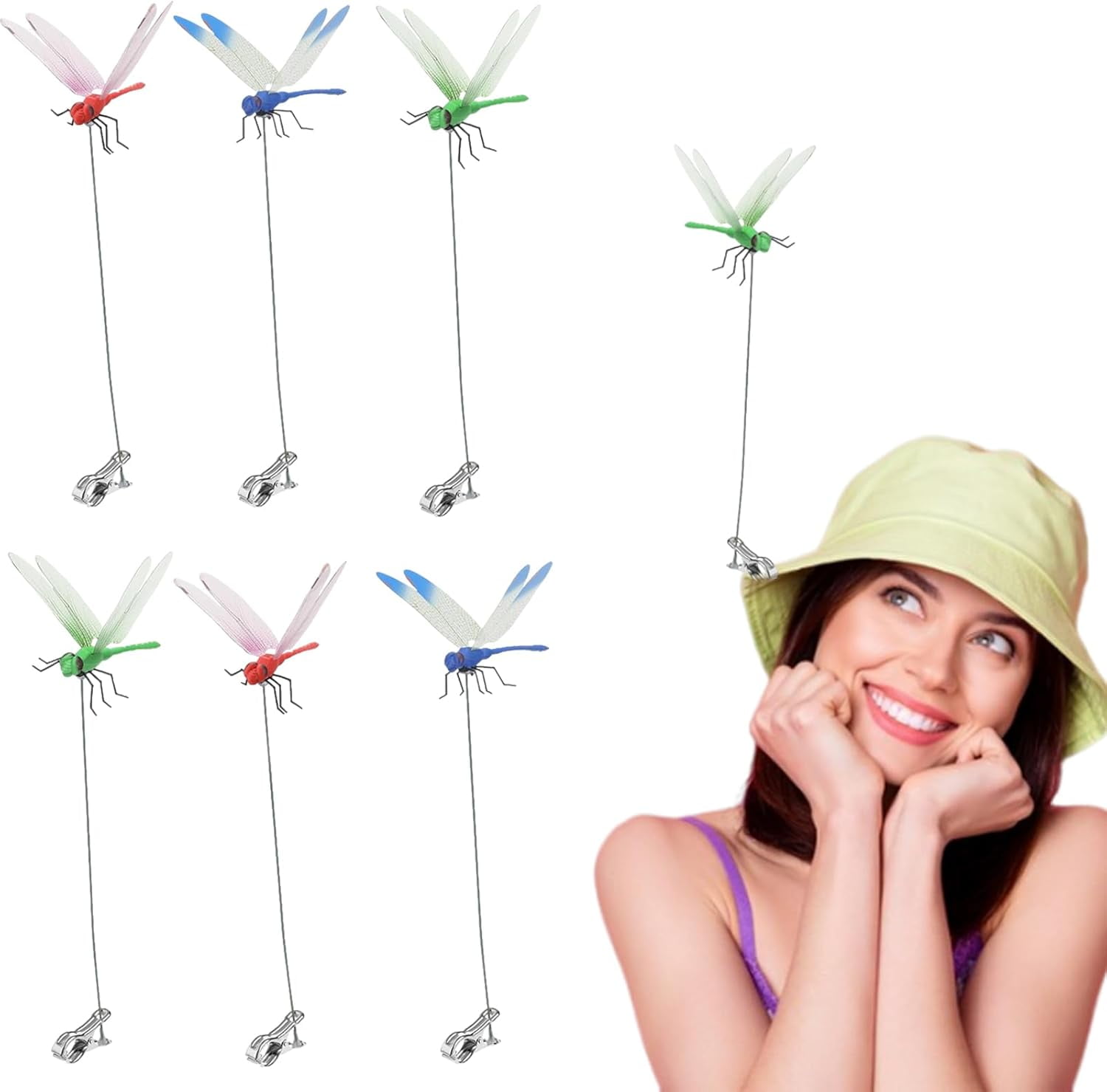 3 6 9pcs Dragonfly Hat Clip Dragonfly Clips Clip On Dragonfly 3 6 9pcs Dragonfly Hat Clip Dragonfly Clips Clip On Dragonfly