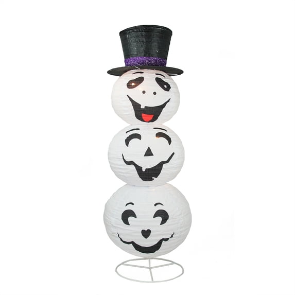 3.6' Lighted Ghost Trio Outdoor Halloween Decoration