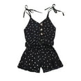 thumbnail image 1 of 3-6 Month Girl Clothes Toddler Baby Girl Summer Clothes Love Heart Romper Tie-Up Strap Halter Jumpsuit Summer Sling Playsuit, 1 of 5