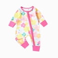 thumbnail image 1 of 3-6 Months Newborn Bodysuit Baby Girls And Boys Bodysuits Long Sleeve Sleeper Jumpsuit Pink Newborn Gift, 1 of 5