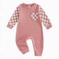 thumbnail image 1 of 3-6 Months Newborn Boys Romper Warm Print Romper Bodysuit Pajamas Sleep & Play Bodysuit, 1 of 5