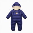 thumbnail image 1 of 3-6 Months Newborn Infant Snowsuit Toddler Winter Coat Baby Girl Clothes Warm Jacket 0 3 3 6 Month Navy, 1 of 7