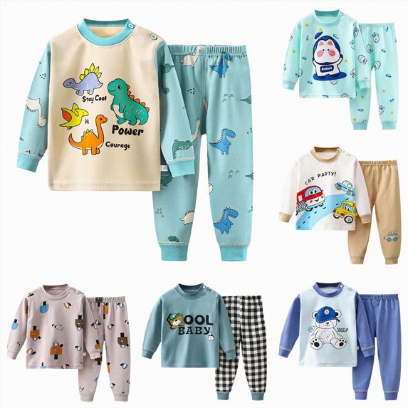3-6 Months Newborn Toddler Boy Girl School Fall Winter Clothes Outfits Sweatshirt Tops Jogger Pants Sets Sweatsuit 6-12 Months 12-24 Months 2T 3T 4T 5T 6T 7T 8T 9T Children Gift Set
