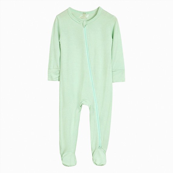 3-6 Months Preemie Newborn Infant Baby Boys Girls Rompers Footed Pajamas Zipper Long Sleeve Sleeper Jumpsuit Toddler Crawling Clothes Newborn Baby Clothes