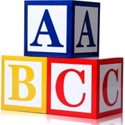 3 / 6 Pcs ABC 123 Party Decorations Back to School Decoration ABC Alphabet Party Favor Balloon Box Inspire Cartoon Story Decor for School Graduation Birthday Celebration Baby Shower