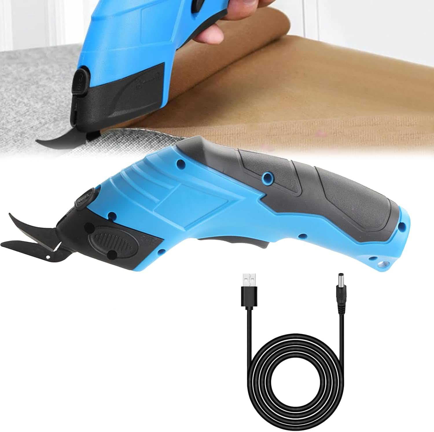 3.6 V Electric Scissors, 1500 mAh Cardboard Cutter Paper Cutter, Multi ...