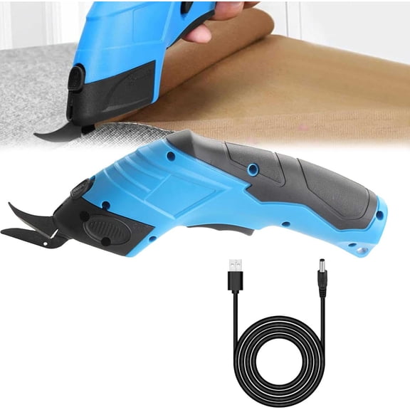 3.6 V Electric Scissors, 1500 mAh Cardboard Cutter Paper Cutter, Multi-Cutter for Paper, Cardboard, Carpet, Leather, Felt, Plastic