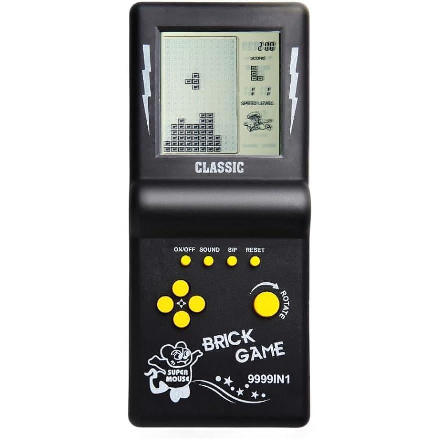 3.6inch Large Screen Retro Brick Game Console for The 80s/90s Building Block Game Racing/Tank