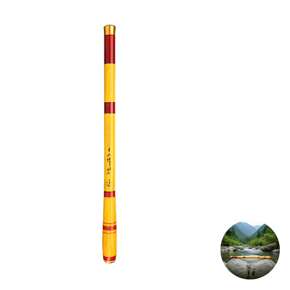 3.6 m Carbon Fiber Fishing Rod, Short-Section Telescopic Tenkara Rods with Sensitive Tip, Portable and Lightweight, 28/19 Action Rod for Versatile Carp and Crucian Fishing