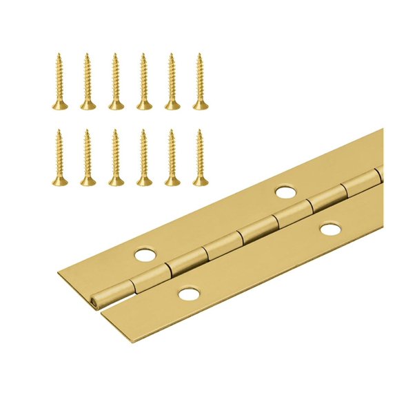 Ultra Hardware 35595 Brass Double Action Spring Hinge - 4" Sturdy Door Hinge