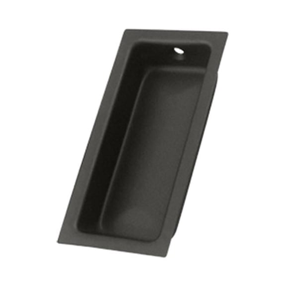 3.62 x 1.75 x 0.5 in. Large Flush Pull  Oil Rubbed Bronze - Solid Brass