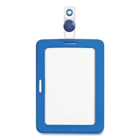 3.625 x 2.25 in. Vertical & Horizontal Myid Badge Holder, Blue