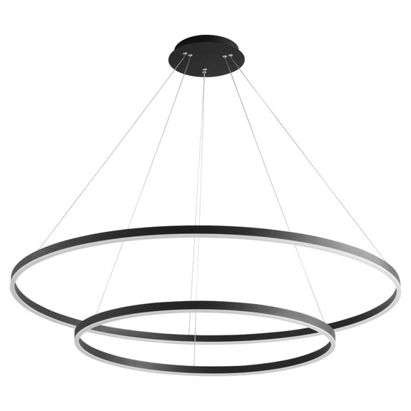 Oxygen Lighting - Circulo - 158W 2 LED Pendant-1.25 Inches Tall and 48 Inches