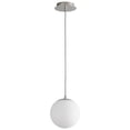 thumbnail image 1 of 8 Inch 120V 5.1W 1 Led Pendant-Polished Chrome Finish-3000 Color Temperature Oxygen Lighting 3-671-20, 1 of 5