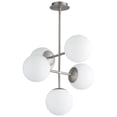 thumbnail image 1 of Oxygen Lighting - Nebula - 21.75 Inch 30W 5 LED Pendant-Satin Nickel Finish, 1 of 2