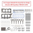 thumbnail image 1 of 3.6L Engine Rebuild Overhaul Kit for Dodge Chrysler 200 Jeep Ram 1500 2011-2016, 1 of 15