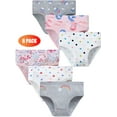 thumbnail image 1 of 3-6PCS Little Girls' Soft Cotton Underwear Toddler Undies Kids Panties 2-12Y, 1 of 5