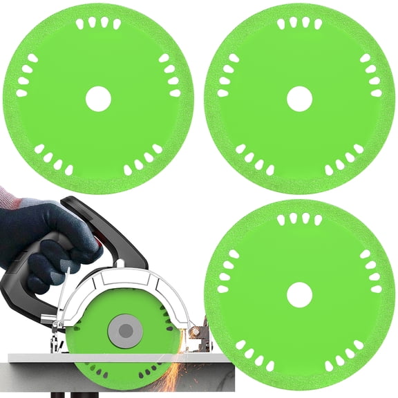 3/6Pcs Diamond Cutting Blade 1 mm Ultra Thin Glass Cutting Disc Heat Resistant Ceramic Tile Grinding Wheel for Chamfering Grinding