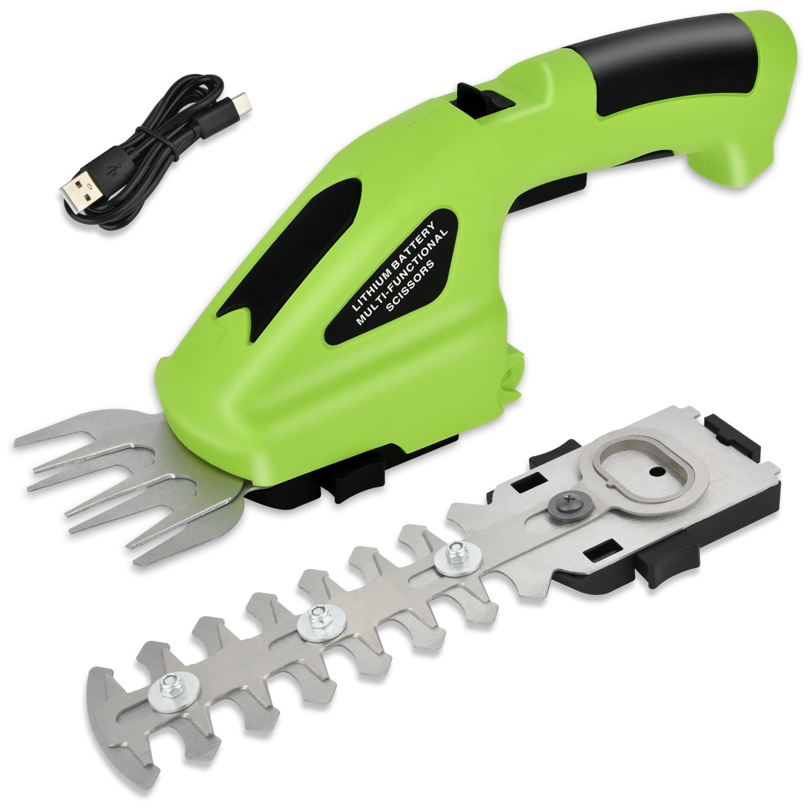 3.6V 2in1 Cordless Hedge Trimmer & Grass Shear with 1500mAh Lithium