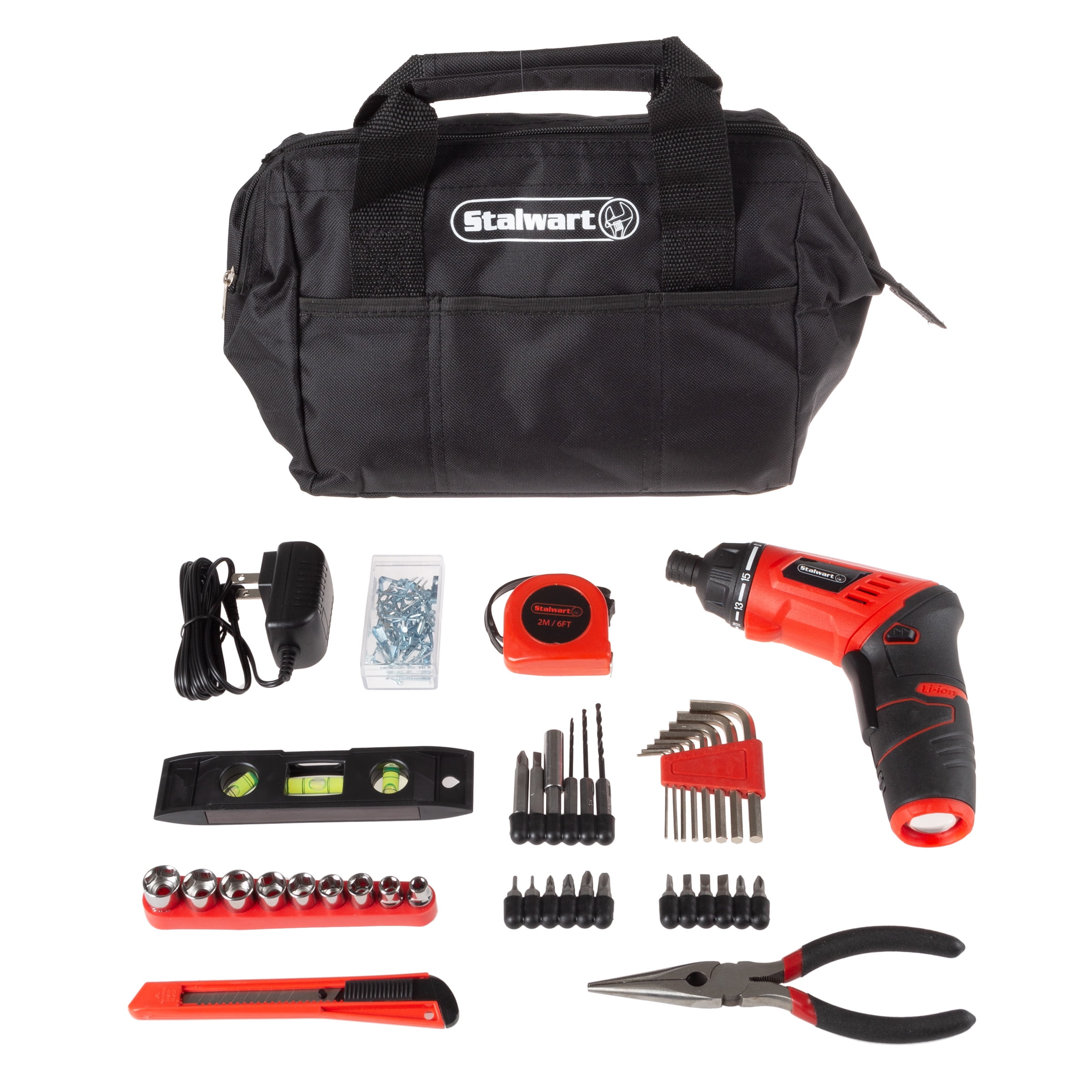 3.6V Cordless Drill with Rechargeable Battery and 121 Piece Accessory