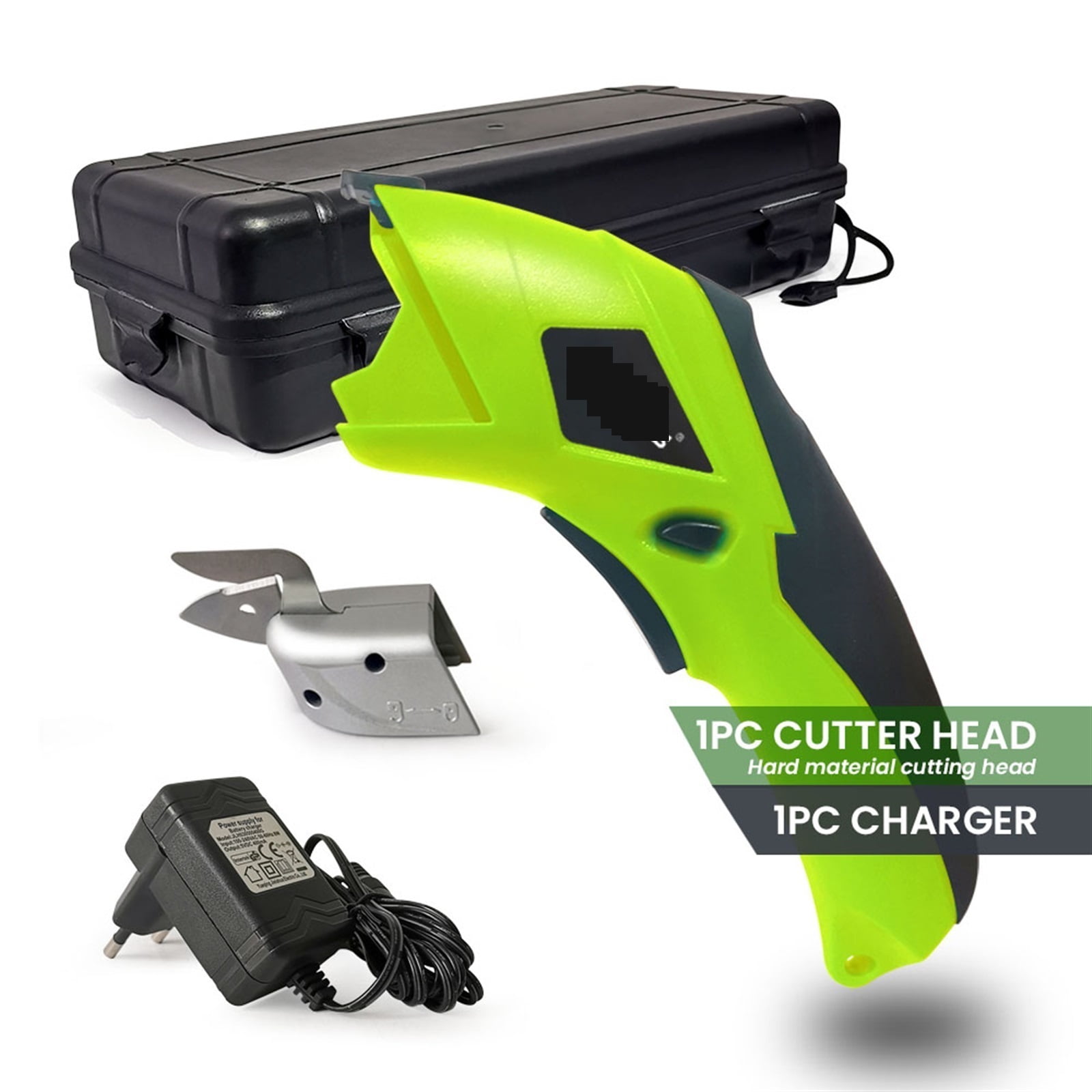 3.6V Fabric Rechargeable Electric Scissors Wireless Battery Cutter Cloth Carpet PVC Leather Cutting Tools Cordless Sewing Shear ,Multiple Speeds