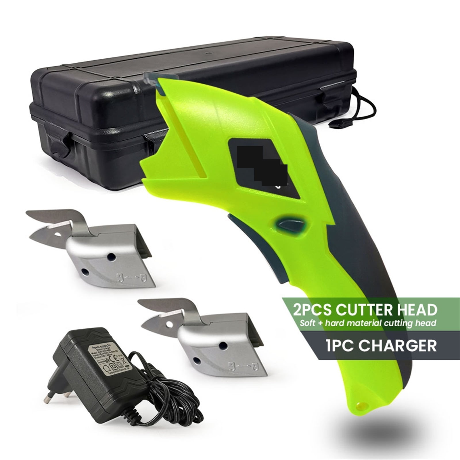3.6V Fabric Rechargeable Electric Scissors Wireless Battery Cutter Cloth Carpet PVC Leather Cutting Tools Cordless Sewing Shear ,Multiple Speeds
