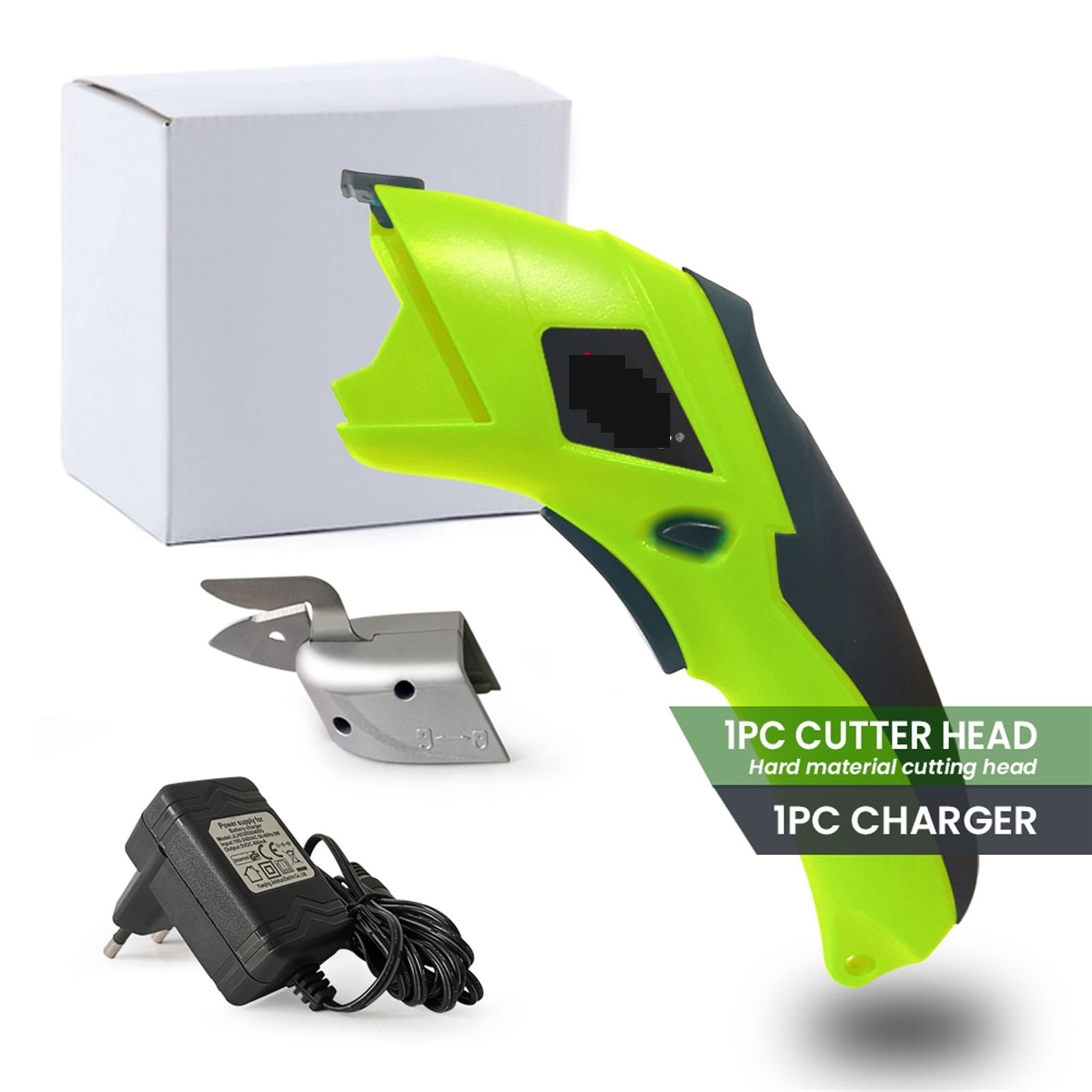 3.6V Fabric Rechargeable Electric Scissors Wireless Battery Cutter Cloth Carpet PVC Leather Cutting Tools Cordless Sewing Shear ,Multiple Speeds