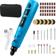 3.6V Mini Cordless Rotary Tool 3 speeds with 57pcs accessories Hand-held Electric Engraving Tool For Pet Nails Grinding Woodworking DIY Crafts Engraving