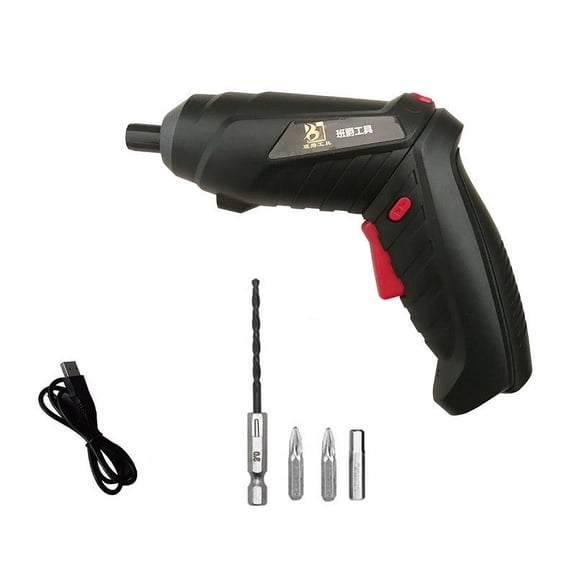 3.6V Rechargeable Mini Screwdriver with USB Charging, 3.5Nm Torque, Pistol Grip Design for Home Improvement and DIY Projects multicolor