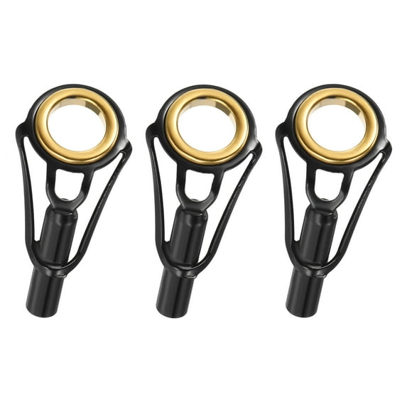 3.6mm Tube Dia Fishing Rod Tips Repair Kit Stainless Steel Ring Guide 3 Pack