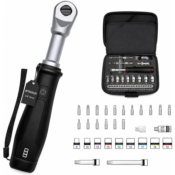 3.6v rechargeable electric ratchet wrench 320 RPM Type C Charging(Black Set)