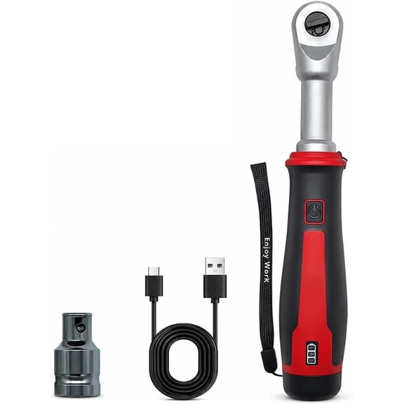 3.6v rechargeable electric ratchet wrench 320 RPM Type C Charging(Red)