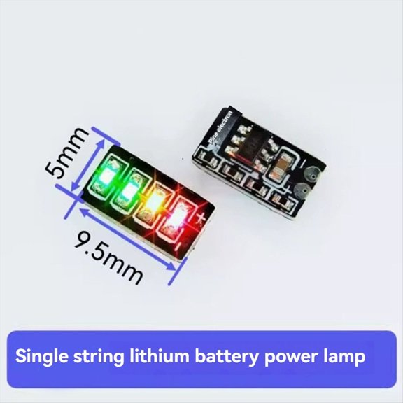 3.7-4.2V Mini Metering Module 1 Series Ternary Lithium Battery Power Display Led Light