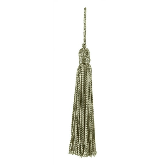 3" (7.5cm) Basic Chainette Tassel | Craft Tassel # RT03,, Light Olive Green #G1 (Light Yellow Green) Set of 10