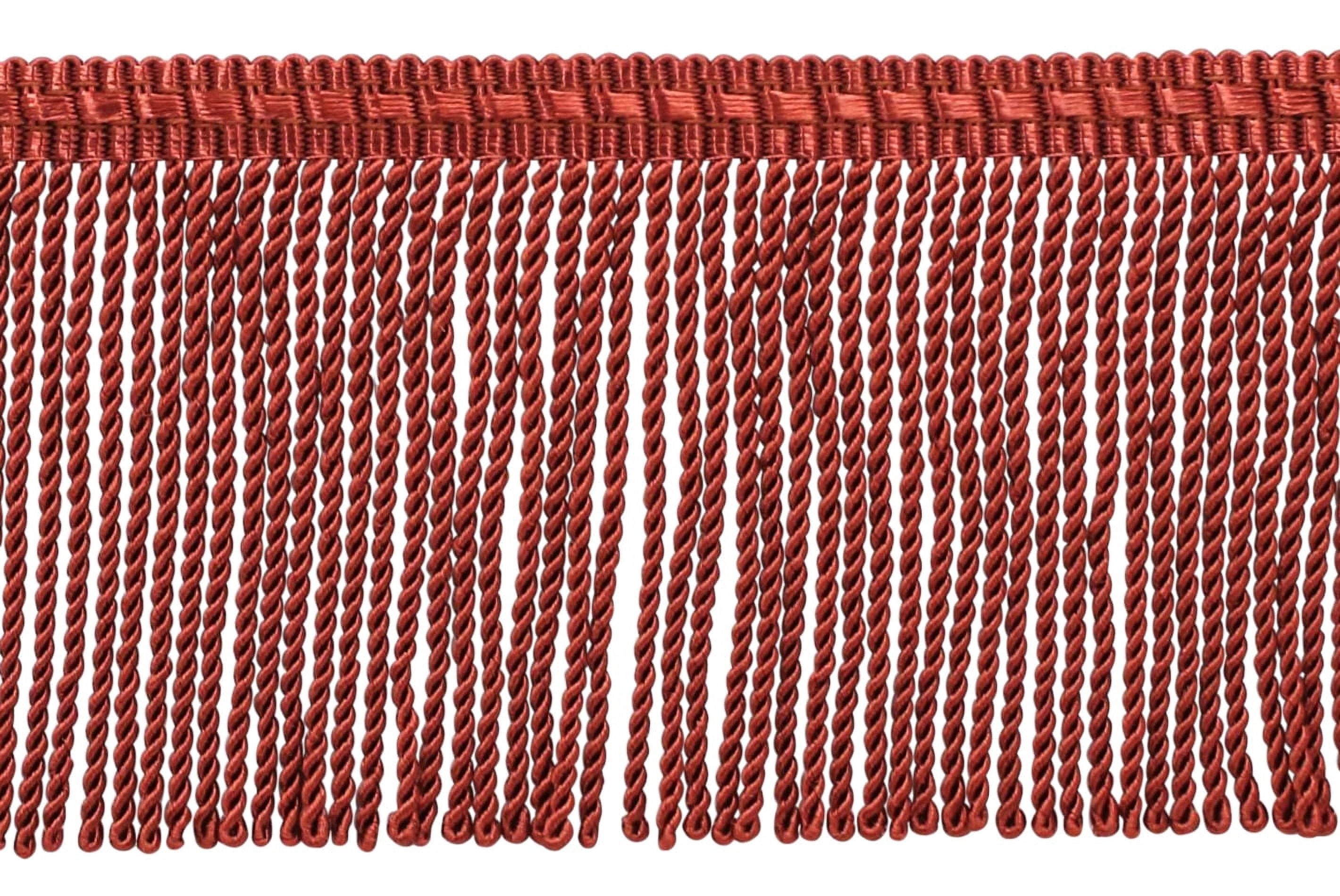 3" (7.5cm) Basic Trim Collection Thin Bullion Fringe Trim with Fancy ...
