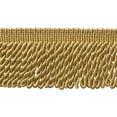 thumbnail image 1 of 3" (7.5cm) Basic Trim Solid Collection Satiny Bullion Fringe Trim # BFS3,, Antique Gold #C4 (Dark Yellow Gold) 7 Yards (21 ft/6m), 1 of 2