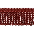 thumbnail image 1 of 3" (7.5cm) Basic Trim Solid Collection Satiny Bullion Fringe Trim # BFS3,, Cherry Red #E13 (Dark Crimson Red) 7 Yards (21 ft/6m), 1 of 1