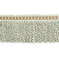 thumbnail image 1 of 3" (7.5cm) Marrakesh Collection Bullion Fringe Trim with Fancy Woven Header # BFRW3,, Light Sand Blue #VL05 (Light Blue, Sand Beige, Baby Blue) Sold By The Yard (36"/3 ft/0.9m), 1 of 1