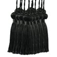 thumbnail image 1 of 3" (7.5cm) Small Bell Tassel | Craft Tassel # BT3,, Pure Black #K9 (Jet Black) Set of 12, 1 of 2